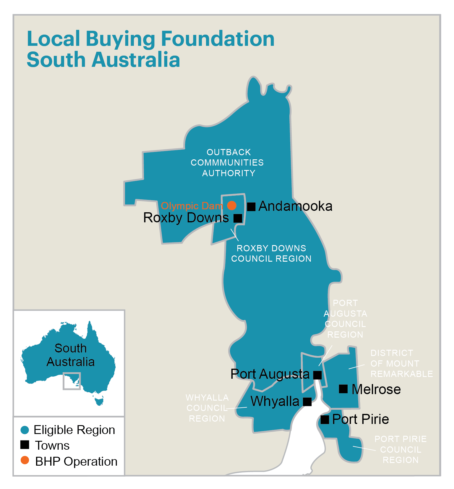 Local Buying Foundation Supported Regions SA